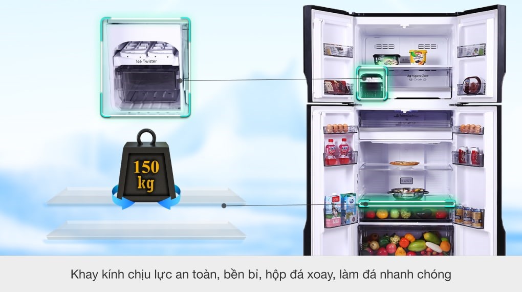 Tổng Kho Điện Máy Thanh Hóa - Tủ Lạnh Panasonic 4 Cửa 550 Lít NR-DZ601VGKV - Ảnh 5