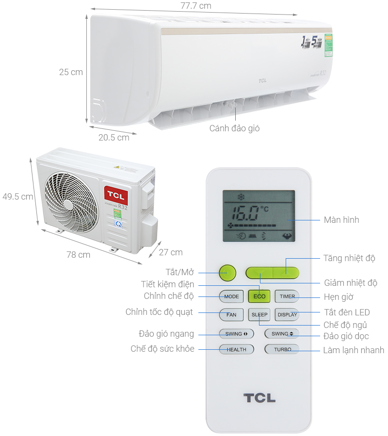 Điều hòa TCL Thanh Hóa