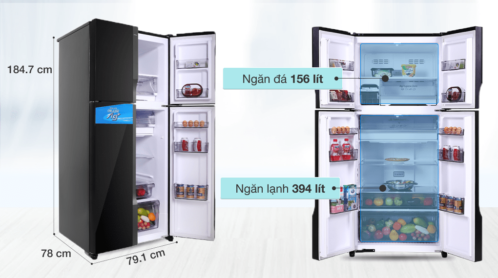 Tổng Kho Điện Máy Thanh Hóa - Tủ Lạnh Panasonic 4 Cửa 550 Lít NR-DZ601VGKV - Ảnh 3
