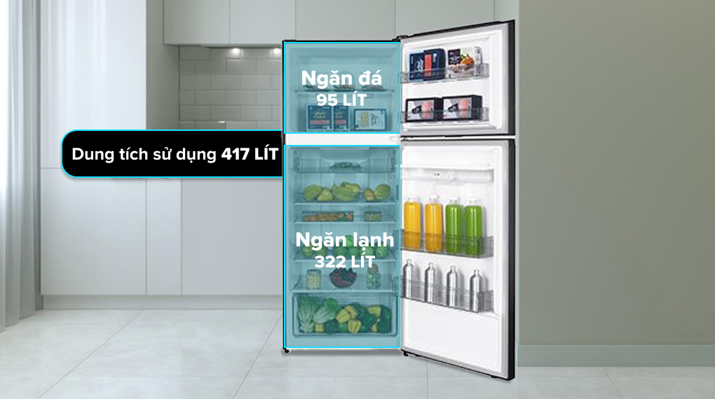 Tổng Kho Điện Máy Thanh Hóa - Tủ Lạnh Sharp 417 Lít SJ-X417WD-DG - Ảnh 12