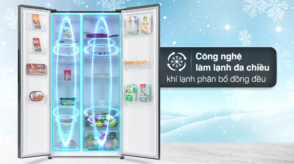Điện Máy Thanh Hóa - Tủ Lạnh Sharp Inverter 442 Lít Side By Side SJ-SBX440VG-BK - Ảnh 11