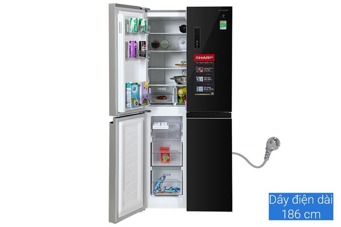 Mua Tủ Lạnh Sharp Tại Thanh Hóa - Multi Door 421 Lít SJ-FXP510VG-BK - Ảnh 5