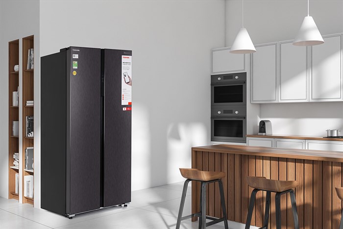 Tổng Kho Điện Máy Thanh Hóa - Tủ Lạnh Toshiba Side By Side 460 Lít GR-RS600WI-PMV(37)-SG - Ảnh 6