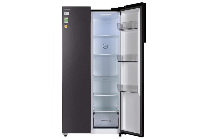 Tổng Kho Điện Máy Thanh Hóa - Tủ Lạnh Toshiba Side By Side 460 Lít GR-RS600WI-PMV(37)-SG - Ảnh 2