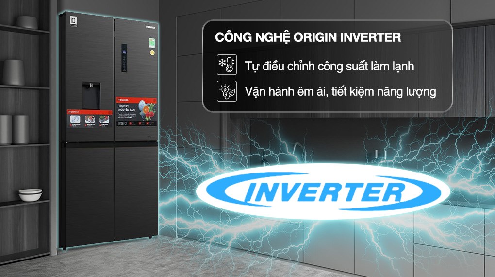 Điện Máy Chính Hãng Thanh Hóa - Tủ Lạnh Toshiba Inverter 471 Lít GR-RF606WI-PMV(60)-AG - Ảnh 8